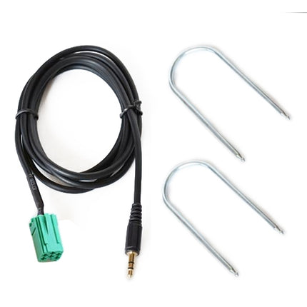 Car Audio AUX Adapter Cable + Tool for Renault, For Renault Adapter Cable