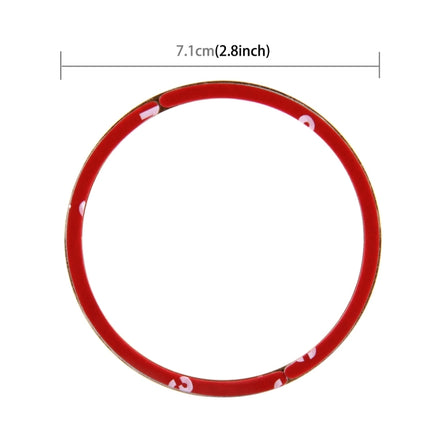 4 PCS Car Aluminum Wheel Hub Deroration Ring For Audi