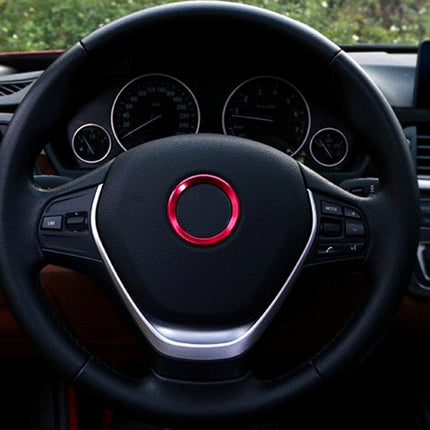 Car Aluminum Steering Wheel Decoration Ring For BMW, For BMW