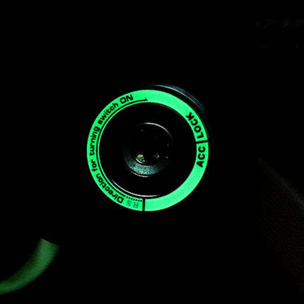 Car Aluminum Igniter Night Luminous Decoration Ring For Audi And Volkswagen