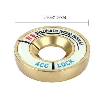 Car Aluminum Igniter Night Luminous Decoration Ring For Audi And Volkswagen