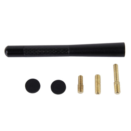 Carbon Fiber Aluminum Short Antenna Polished Universal Screws Base(Big Size), 12cm