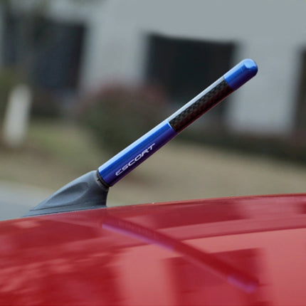 Carbon Fiber Aluminum Short Antenna Polished Universal Screws Base(Big Size)