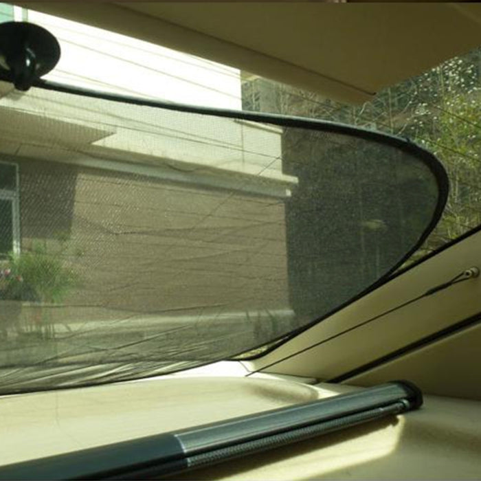Car Window Foldable Shade for Back Blocks UV Rays with Suction Cups, Foldable Shade