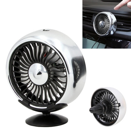 Multi-function Portable Car Air Outlet Sucker Electric Cooling Fan, Multi-function (Black), Multi-function (Silver)