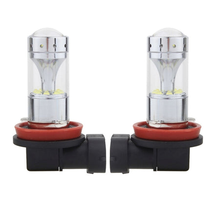 2 PCS H8/H11 60W 1200 LM 6000K Car Fog Lights with 12 CREE XB-D LED Lamps, DC 12V, H8/H11