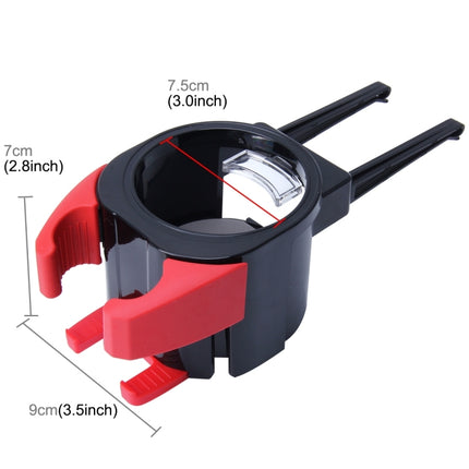 SHUNWEI SD-1027 Car Auto Multi-functional ABS Air Vent Drink Holder Bottle Cup Holder Phone Holder Mobile Mount, SD-1027(Black), SD-1027(Green), SD-1027(Red)