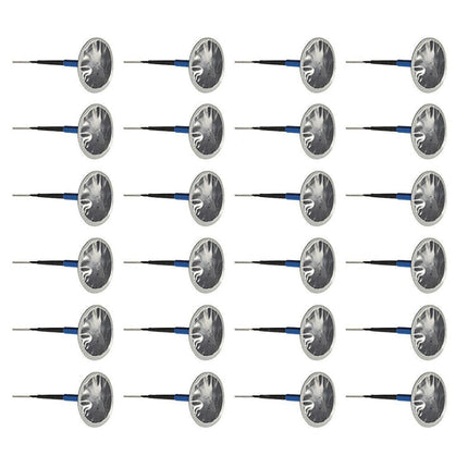 24 PCS 6mm Mushroom Nail-tyre Film Tyre Cold Patch Film Rubber Tire Repair Kit, 6mm