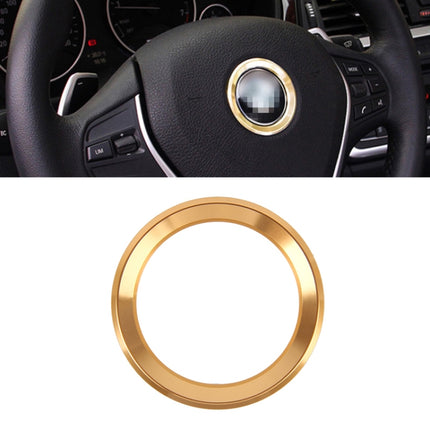 Aluminium Alloy Steering Wheel Decoration Ring Cover Sticker for BMW