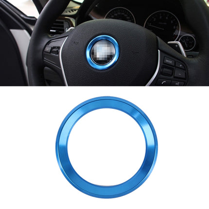 Aluminium Alloy Steering Wheel Decoration Ring Cover Sticker for BMW