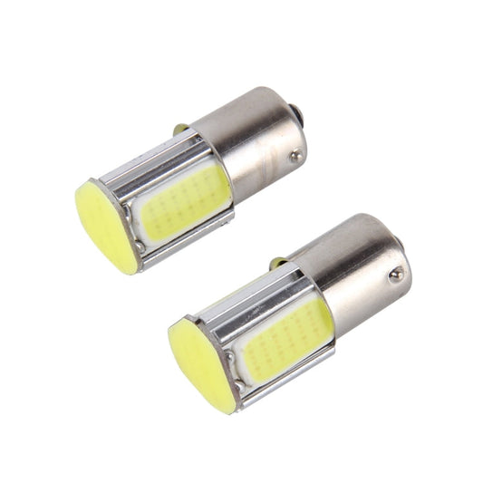 2 PCS 1156/BA15S 5W 6000K 350lm 4 COB LEDs Canbus Car Brake Light Tail Light Bulb, DC 12V