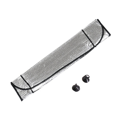 General Purpose Epe Car Sun Visor Before The File, Size: 140cm x 70cm, 140 x 70cm (Silver)