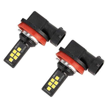 2 PCS H11 DC9-16V / 3.5W / 6000K / 320LM Car Auto Fog Light 12LEDs SMD-ZH3030 Lamps, with Constant Current