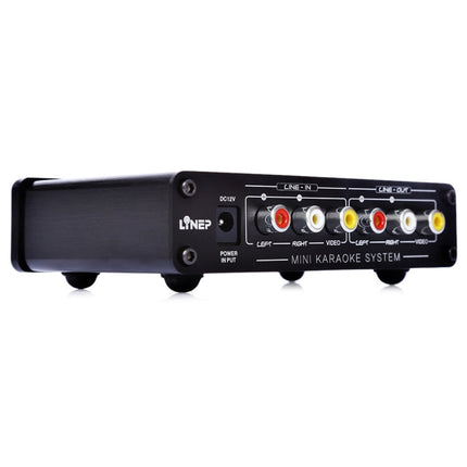 A933 Mini Karaoke Machine System Sound Mixer Amplifier for PC / TV / Mobile Phones, Support RCA in / 2 Channel Mic in, A933