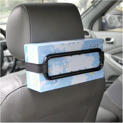 YQ-098 Vehicle Car Hanging Tissue Box Holder,Black