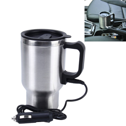 Stainless Steel Electric Smart Mug 12V Car Electric Kettle Heated Mug Car Coffee Cup With Charger Cigarette Lighter Heating Cup Kettle Vacuum Insulated Water Heater Mug, Smart Mug