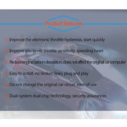 TROS TS-6Drive Potent Booster Electronic Throttle Controller for Honda CRV 2007-2011, For Honda CRV 2007-2011