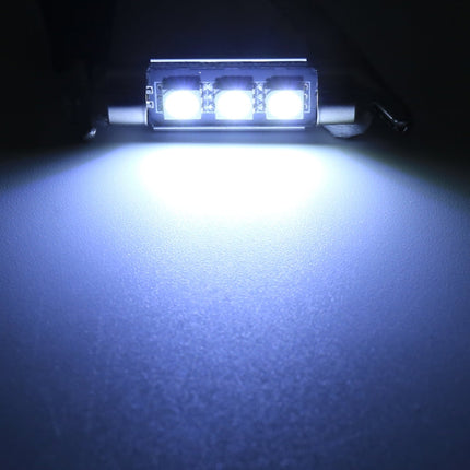 10 PCS 31mm DC12V / 1.7W / 7000K / 70LM 2LEDs SMD-5050 Car Reading Lamp