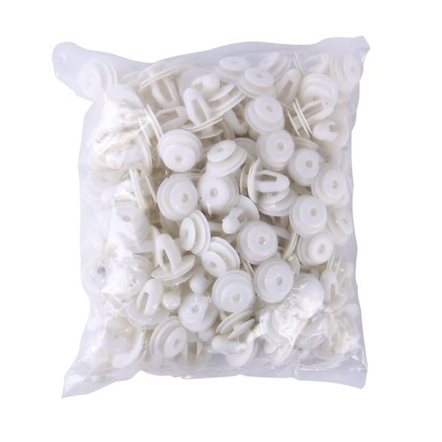 100 PCS Hole Plastic Rivets Fastener Push Clips