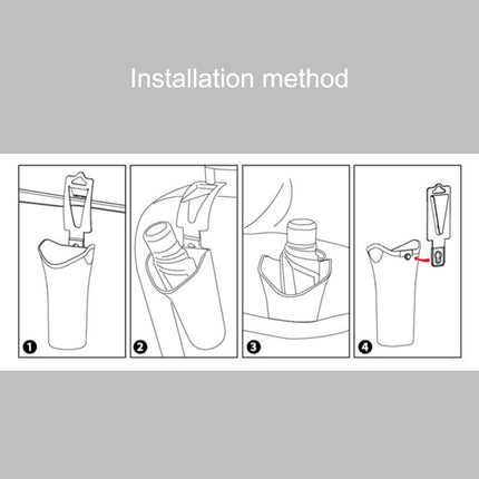 SHUNWEI SW-1609 Multi-function Waterproof Car Umbrella Organizer Storage Box Holder Case, SW-1609
