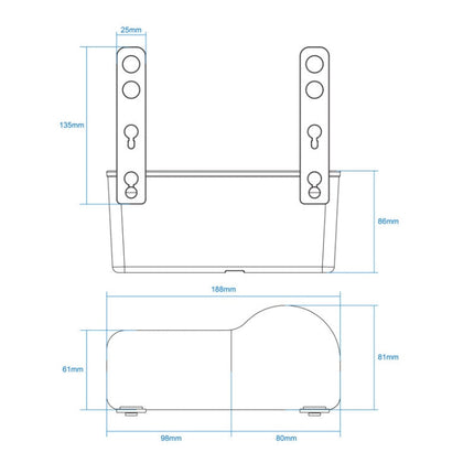 SHUNWEI SD-1510 Multi-functional Car Cup Phone Backseat Holder