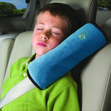 2 PCS Children Baby Safety Strap Soft Headrest Neck Support Pillow Shoulder Pad for Car Safety Seatbelt