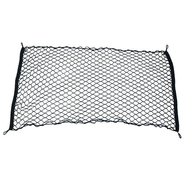 4 Hook Vehicle Universal Fit Trunk Mesh Cargo Storage Organizer Car Van SUV Back Item Net, Car Van SUV Back Item Net