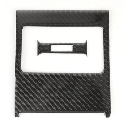 2 PCS Car Rear Air Outlet Frame Carbon Fiber Decorative Sticker for Mercedes-Benz W204 2007-2013, Rear Air Outlet Frame