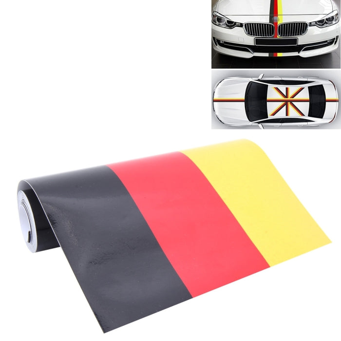 2m German Flag Car Plastic Wrap Sticker Decal Film, Germany Natianality Flag/2m