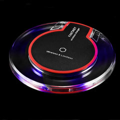 Safety Wireless and Limitless QI-standard Wireless Charger Fast Charging Charger with Micro USB Cable, Black+White, White