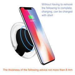 Safety Wireless and Limitless QI-standard Wireless Charger Fast Charging Charger with Micro USB Cable, Black+White, White