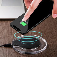 15W Safety Wireless and Limitless QI-standard Wireless Charger Fast Charging Charger with Micro USB Cable