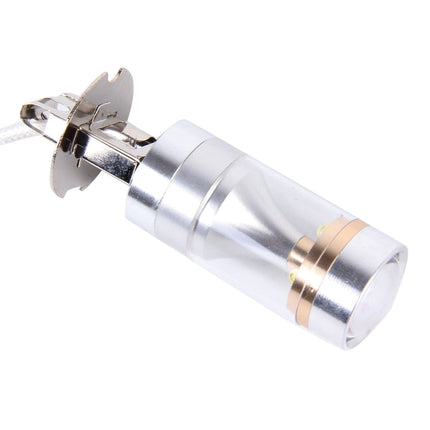 2 PCS H3 30W 350 LM 6000K White Light CREE 6 LED Car Fog Light Bulb, DC 12V, H3