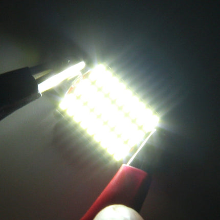 2 PCS DC 12V 6W 36MM Bicuspid Car Door Lamps Registration Mark light Dashboard Dome Door Lights LED Reading Lamp with 27 LED SMD 3014 Lights White, 36MM