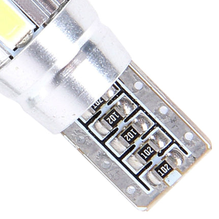 2PCS T10 3W 6 SMD 5630 LED Error-Free Canbus Car Clearance Lights Lamp, DC 12V, 6 SMD 5630 LEDs/Green Light, 6 SMD 5630 LEDs/White Light, 6 SMD 5630 LEDs/Pink Light
