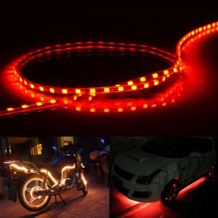 5 PCS 45 LED 3528 SMD Waterproof Flexible Car Strip Light for Car Decoration, DC 12V, Length: 90cm, 90cm+pink, 90cm+green, 90cm+ice blue, 90cm+blue, 90cm+red, 90cm+white, 90cm+yellow