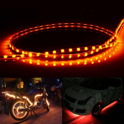 5 PCS 45 LED 3528 SMD Waterproof Flexible Car Strip Light for Car Decoration, DC 12V, Length: 90cm, 90cm+pink, 90cm+green, 90cm+ice blue, 90cm+blue, 90cm+red, 90cm+white, 90cm+yellow