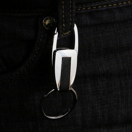 Single Ring Metal Leather Key Chain Metal Car Key Ring Multi-functional Tool Key Holder Key Chains Rings Holder For Car Key Rings, Single Ring