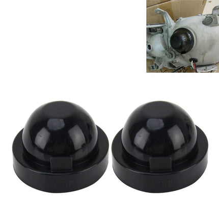 2 PCS K90 Universal Car LED Headlight HID Xenon Lamp Silicone Dust Cover Seal Caps Car Dust Cover Waterproof Dustproof Sealing Headlamp Cover for Car Retrofit, Inner Diameter: 9cm, Inner Diameter: 9cm