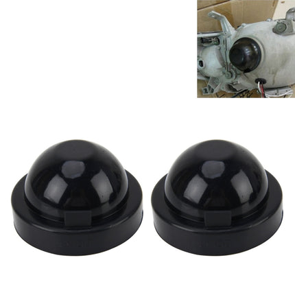 2 PCS K100 Universal Car LED Headlight HID Xenon Lamp Silicone Dust Cover Seal Caps Car Dust Cover Waterproof Dustproof Sealing Headlamp Cover for Car Retrofit, Inner Diameter: 10cm, Inner Diameter: 10cm