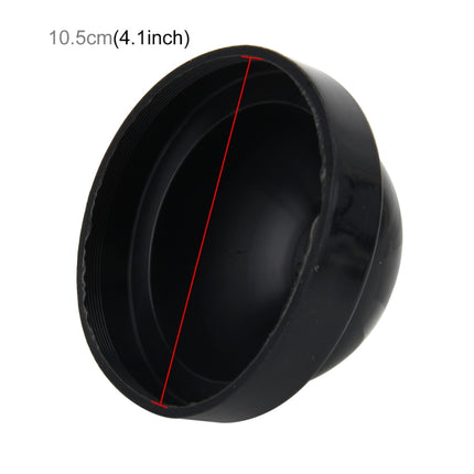 2 PCS K105 Universal Car LED Headlight HID Xenon Lamp Silicone Dust Cover Seal Caps Car Dust Cover Waterproof Dustproof Sealing Headlamp Cover for Car Retrofit, Inner Diameter: 10.5cm, Inner Diameter: 10.5cm