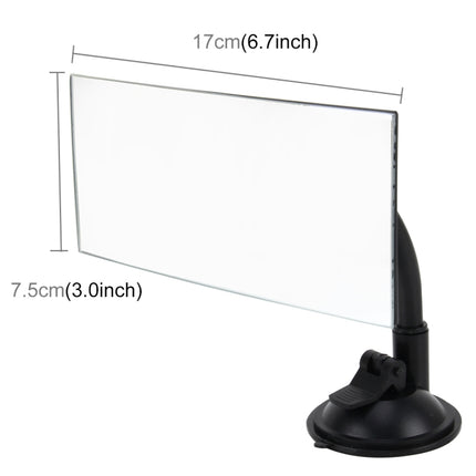360 Degree Car Adjustable Interior Windshield Rectangular Blind Spot Mirror with Suck Cup Holder, XL-1013