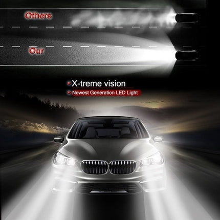 2 PCS C9 9006 18W 1800LM 6000K Waterproof IP68 Car Auto LED Headlight with 2 COB LED Lamps, DC 9-36V, 9006