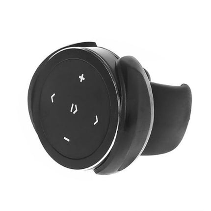 Car Wireless Bluetooth Controller Mobile Phone Multimedia Multi-functional Steering Wheel Remote Controller with Holder, with Holder (Black), with Holder (Silver)