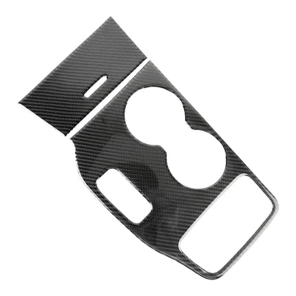 2 PCS Car Water Cup Panel Carbon Fiber Decorative Sticker for Jeep Grand Cherokee 2014-2015, Water Cup (2014-2015)