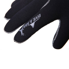 DIVE&SAIL 3mm Neoprene Anti-slip Warm Wear-resistant Swimming Diving Gloves, Size: M, Size: S, Size: L