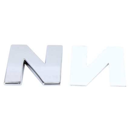 Car Vehicle Badge Emblem 3D English Letter Self-adhesive Sticker Decal, Size: 4.5*4.5*0.5cm, C, N
