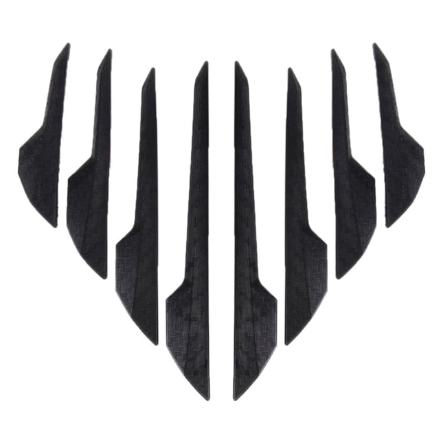 8 PCS Car Vehicle Door Side Guard Anti Crash Strip Exterior Avoid Bumps Collsion Impact Protector Sticker