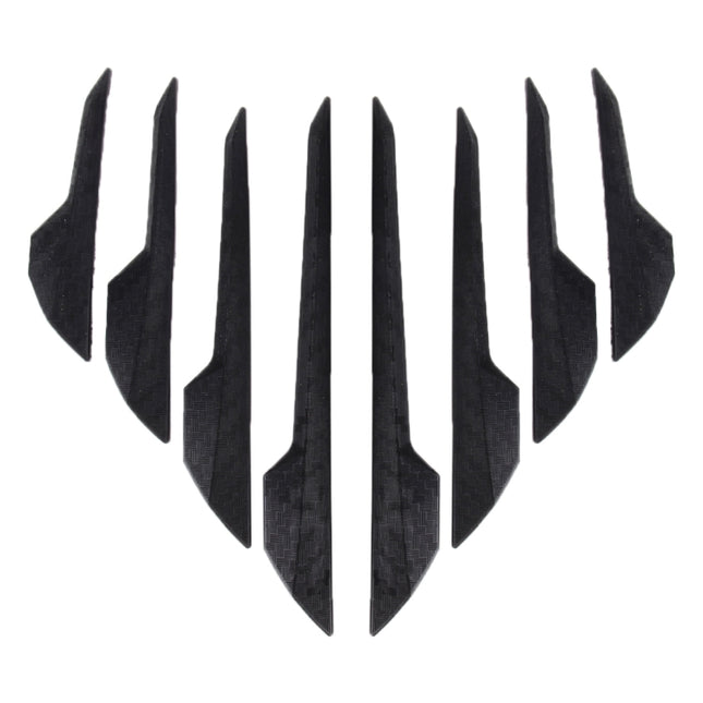 8 PCS Car Vehicle Door Side Guard Anti Crash Strip Exterior Avoid Bumps Collsion Impact Protector Sticker, Door Side Guard, R-2119 Door Edge Guards, R-2119