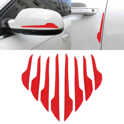 8 PCS Car Vehicle Door Side Guard Anti Crash Strip Exterior Avoid Bumps Collsion Impact Protector Sticker, Door Side Guard, R-2119 Door Edge Guards, R-2119